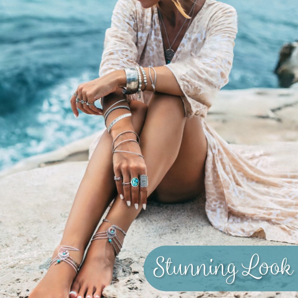 Fabulous Turquoise Healing Ring Women's 925 Sterling Silver Statement Ring Calm